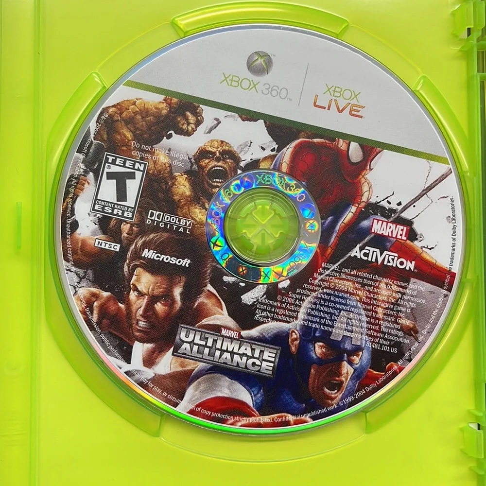 Marvel Ultimate Alliance video game - XBox 360 - Used - Great Shape!